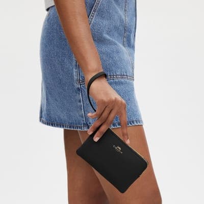 Coach Outlet Corner Zip Wristlet 3