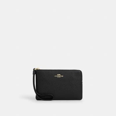 Coach Outlet Corner Zip Wristlet 1