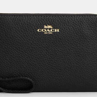 Coach Outlet Corner Zip Wristlet 3