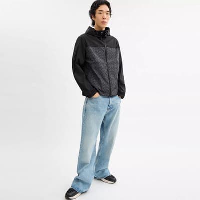 Coach Outlet Signature Full Zip Windbreaker In Recycled Polyester 3