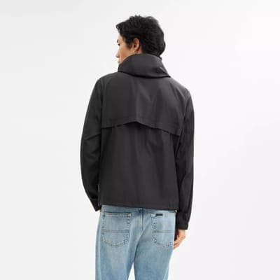 Coach Outlet Signature Full Zip Windbreaker In Recycled Polyester 4