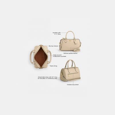 Coach Outlet Rowan Satchel Bag 17