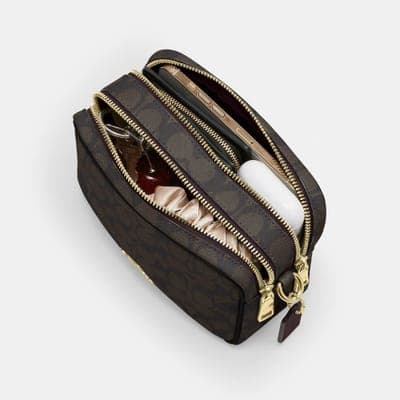 Coach Outlet Mini Carey Crossbody Bag In Signature Canvas 3
