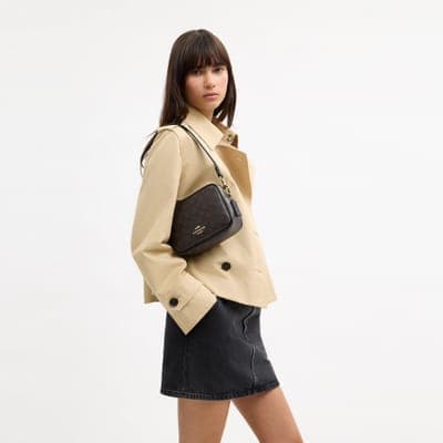Coach Outlet Mini Carey Crossbody Bag In Signature Canvas 5