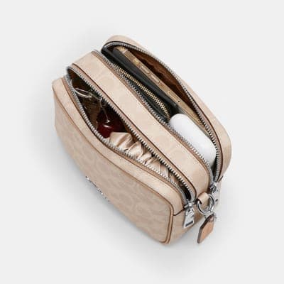 Coach Outlet Mini Carey Crossbody Bag In Signature Canvas 9