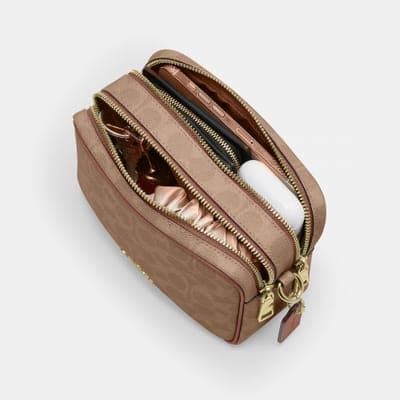 Coach Outlet Mini Carey Crossbody Bag In Signature Canvas 16