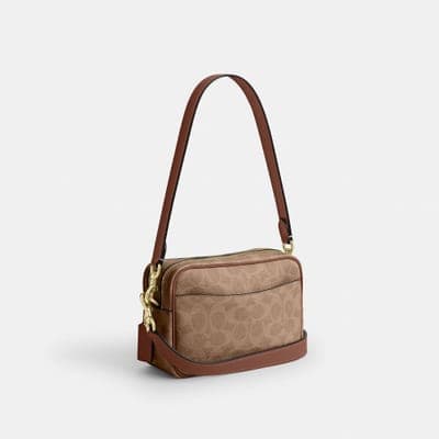 Coach Outlet Mini Carey Crossbody Bag In Signature Canvas 17
