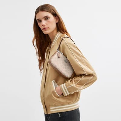 Coach Outlet Nolita 19 In Blocked Signature Canvas 4