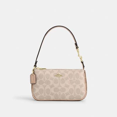 Coach Outlet Nolita 19 In Blocked Signature Canvas 7