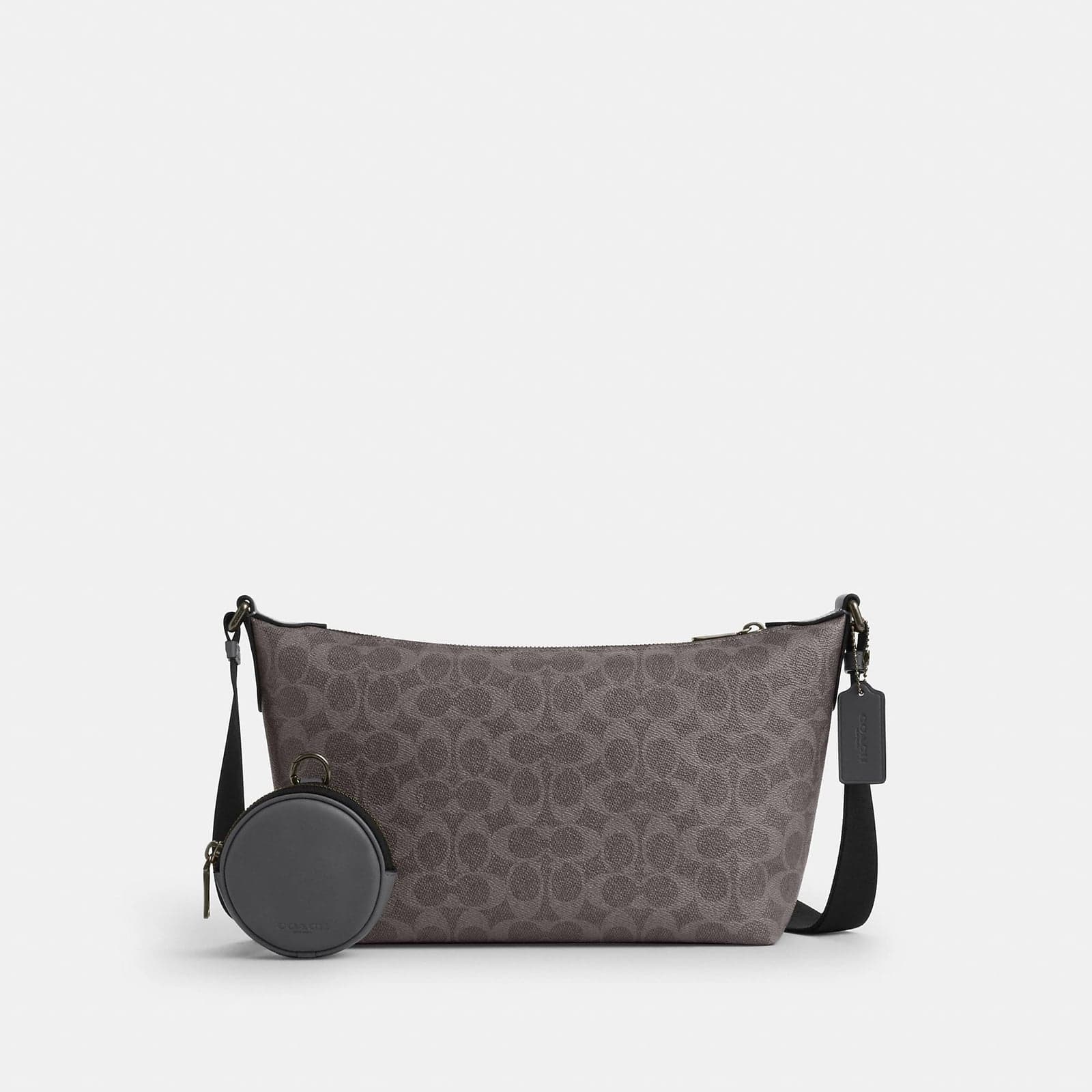 Coach Outlet Small Finn Crossbody Bag With Pouch In Signature Canvas