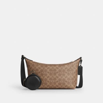 Coach Outlet Small Finn Crossbody Bag With Pouch In Signature Canvas 5