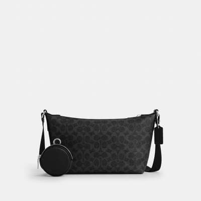 Coach Outlet Small Finn Crossbody Bag With Pouch In Signature Canvas 9