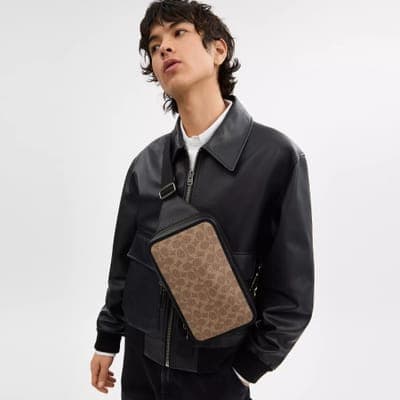 Coach Outlet Sullivan Pack In Signature Canvas 10