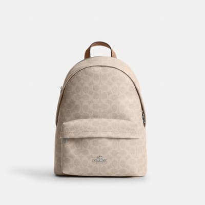 Coach Outlet Taylor Small Backpack In Signature Canvas 1