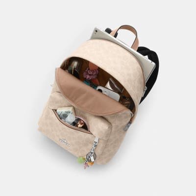Coach Outlet Taylor Small Backpack In Signature Canvas 4