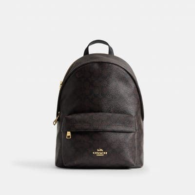 Coach Outlet Taylor Small Backpack In Signature Canvas 7