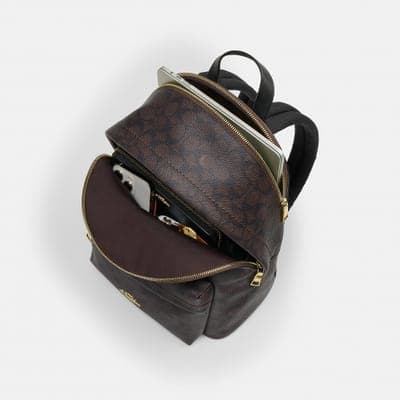 Coach Outlet Taylor Small Backpack In Signature Canvas 10