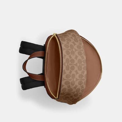 Coach Outlet Taylor Small Backpack In Signature Canvas 15