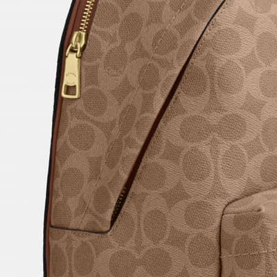 Coach Outlet Taylor Small Backpack In Signature Canvas 18