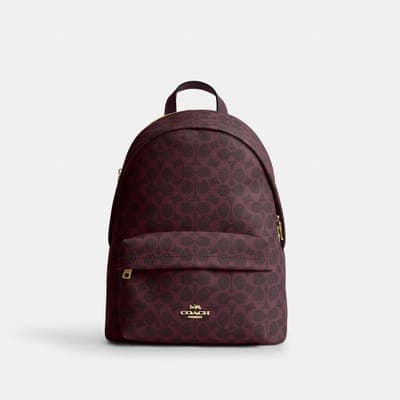 Coach Outlet Taylor Small Backpack In Signature Canvas 19