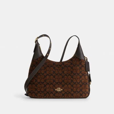 Coach Outlet Ella Shoulder Bag In Signature Chenille 1