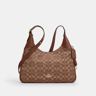 Coach Outlet Ella Shoulder Bag In Signature Chenille 7