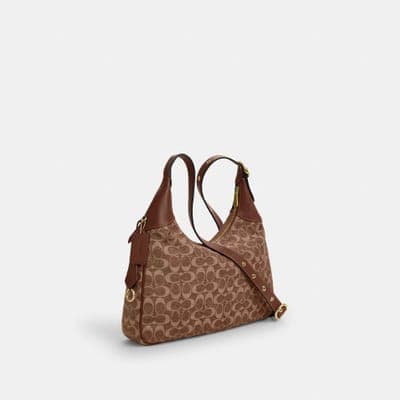 Coach Outlet Ella Shoulder Bag In Signature Chenille 11