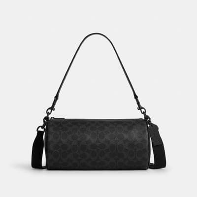 Coach Outlet Andre Barrel Bag 30 In Signature Canvas 1