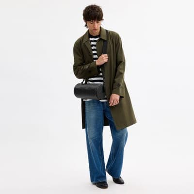 Coach Outlet Andre Barrel Bag 30 In Signature Canvas 6
