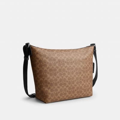 Coach Outlet Finn Hobo Bag 32 In Signature Canvas 3