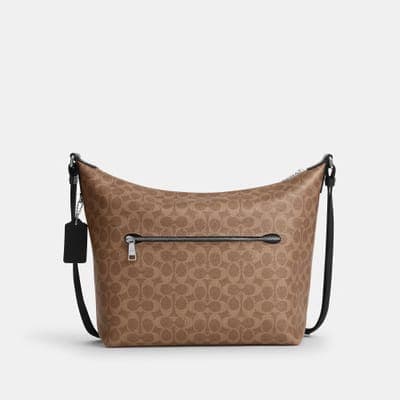 Coach Outlet Finn Hobo Bag 32 In Signature Canvas 4