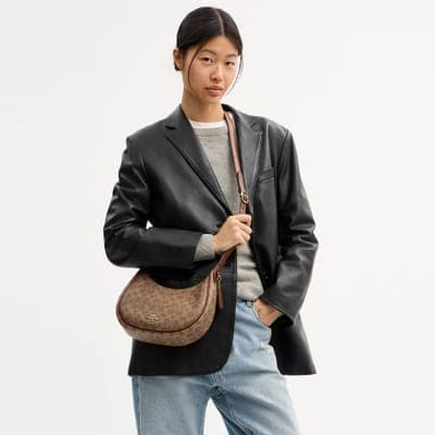 Coach Outlet Emily Shoulder Bag In Signature Canvas 3