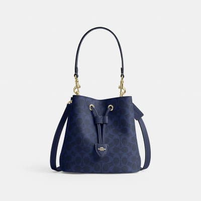 Coach Outlet Rowan Bucket Bag In Signature Canvas 1