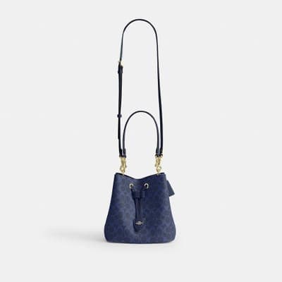 Coach Outlet Rowan Bucket Bag In Signature Canvas 5