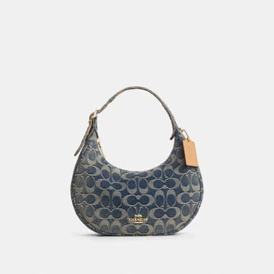 Coach Outlet Emily Shoulder Bag In Signature Regenerative Cotton Denim 1