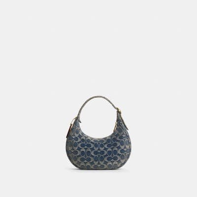 Coach Outlet Emily Shoulder Bag In Signature Regenerative Cotton Denim 4