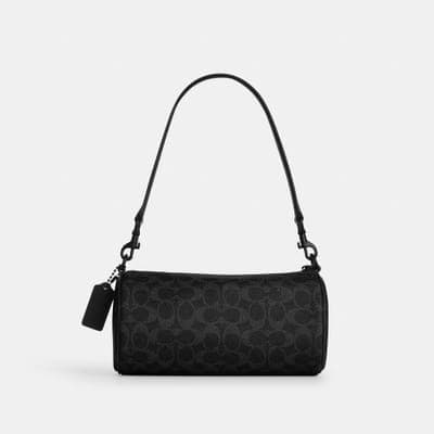 Coach Outlet Andre Barrel Bag 24 In Signature Canvas 4