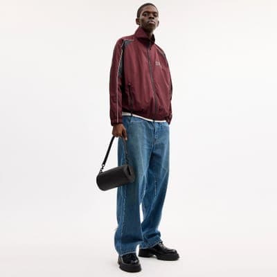 Coach Outlet Andre Barrel Bag 24 In Signature Canvas 6