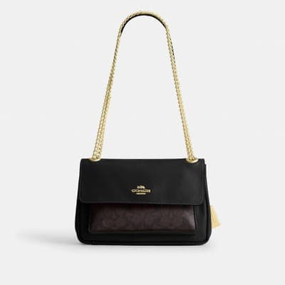 Coach Outlet Elodie Crossbody Bag 24 In Signature Canvas 1