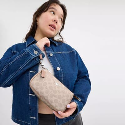 Coach Outlet Nolita 19 In Signature Canvas 11