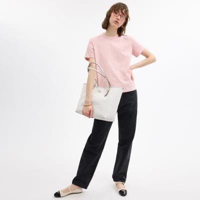 Coach Outlet City Tote Bag In Signature Canvas 30