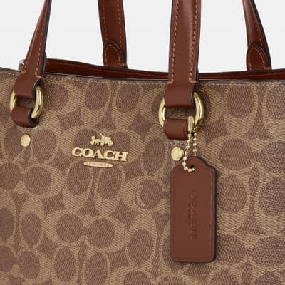 Coach Outlet Station Carryall Bag In Signature Canvas 6