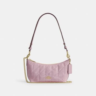 Coach Outlet Caitlin Shoulder Bag With Quilting 7