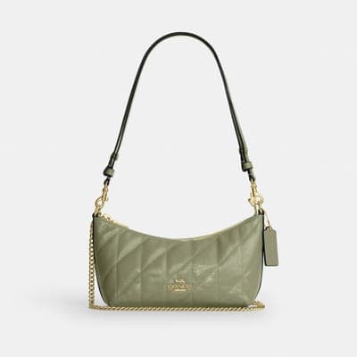 Coach Outlet Caitlin Shoulder Bag With Quilting 19