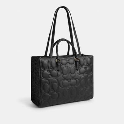 Coach Outlet Maggie Tote Bag In Signature Leather 3