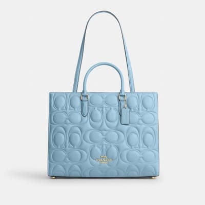 Coach Outlet Maggie Tote Bag In Signature Leather 7