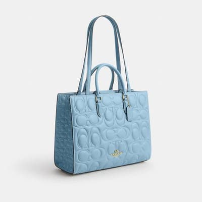 Coach Outlet Maggie Tote Bag In Signature Leather 9