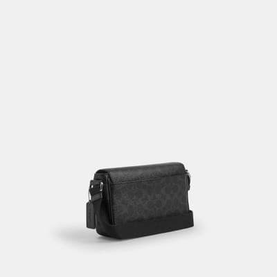 Coach Outlet Jack Small Flap Crossbody Bag In Signature Canvas 3