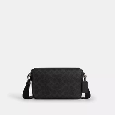 Coach Outlet Jack Small Flap Crossbody Bag In Signature Canvas 1