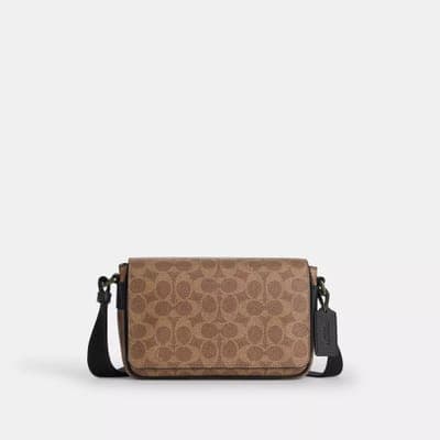 Coach Outlet Jack Small Flap Crossbody Bag In Signature Canvas 5